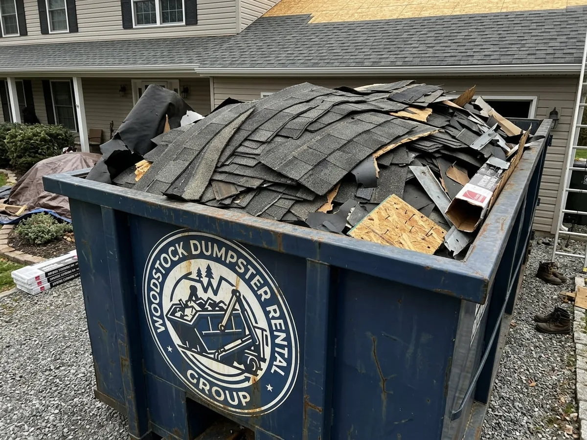 Roofing Dumpster Rental in Woodstock, GA