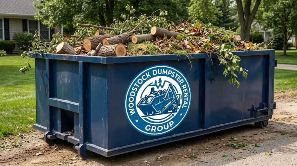 Yard Waste Dumpster Rental Woodstock-img